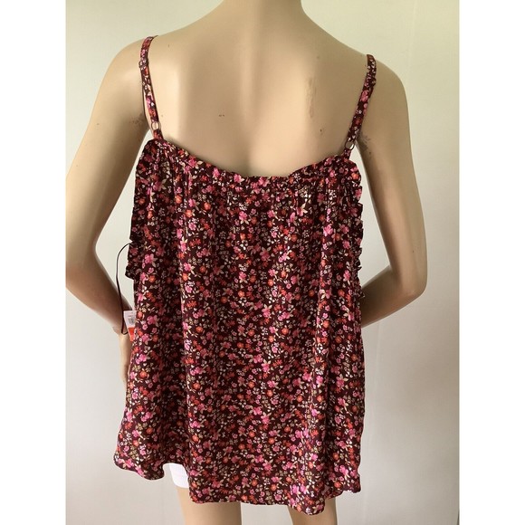 NEW OLD NAVY Women’s Slight V Neck Floral Cami Blouse (Size 4X) - Picture 6 of 9